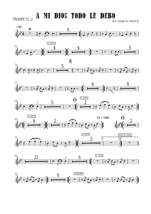 La imagen puede contener una previsualizacion de una partitura